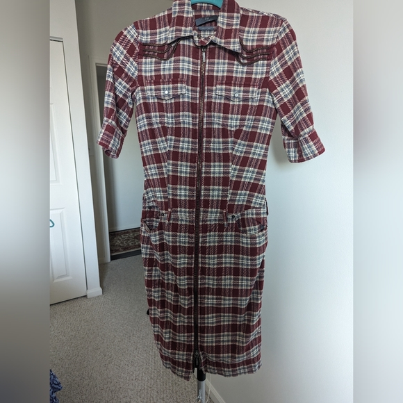 McQ by Alexander McQueen plaid dress - Picture 7 of 17